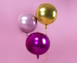 Kuglerund Folieballon Guld
