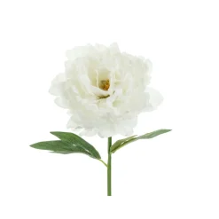 Kunstig Pæon Blomst Hvid