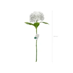 Kunstig Premium Hortensia Blomst Hvid