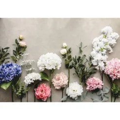 Kunstig Premium Hortensia Blomst Hvid