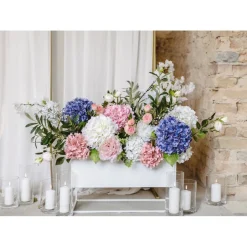 Kunstig Premium Hortensia Blomst Lyserød
