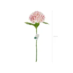 Kunstig Premium Hortensia Blomst Lyserød
