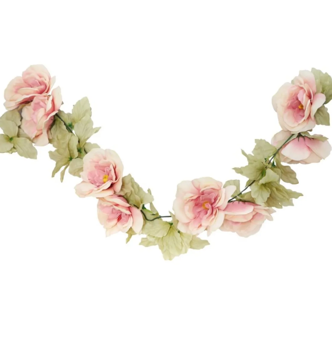Kunstig Rose Guirlande Rosa