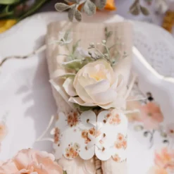 Kunstig Blomsterbuket Hvid/Grøn