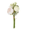 Kunstig Blomsterbuket Hvid/Lyserød