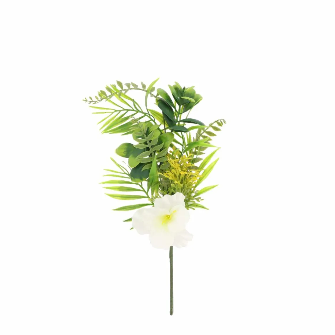 Kunstig Blomstergren Hvid/Grøn