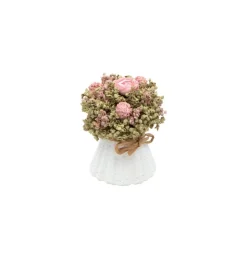 Kunstig Blomstret Buket Pastelrosa