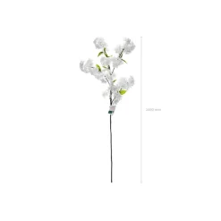 Kunstig Blooming Cherry Blomst Hvid