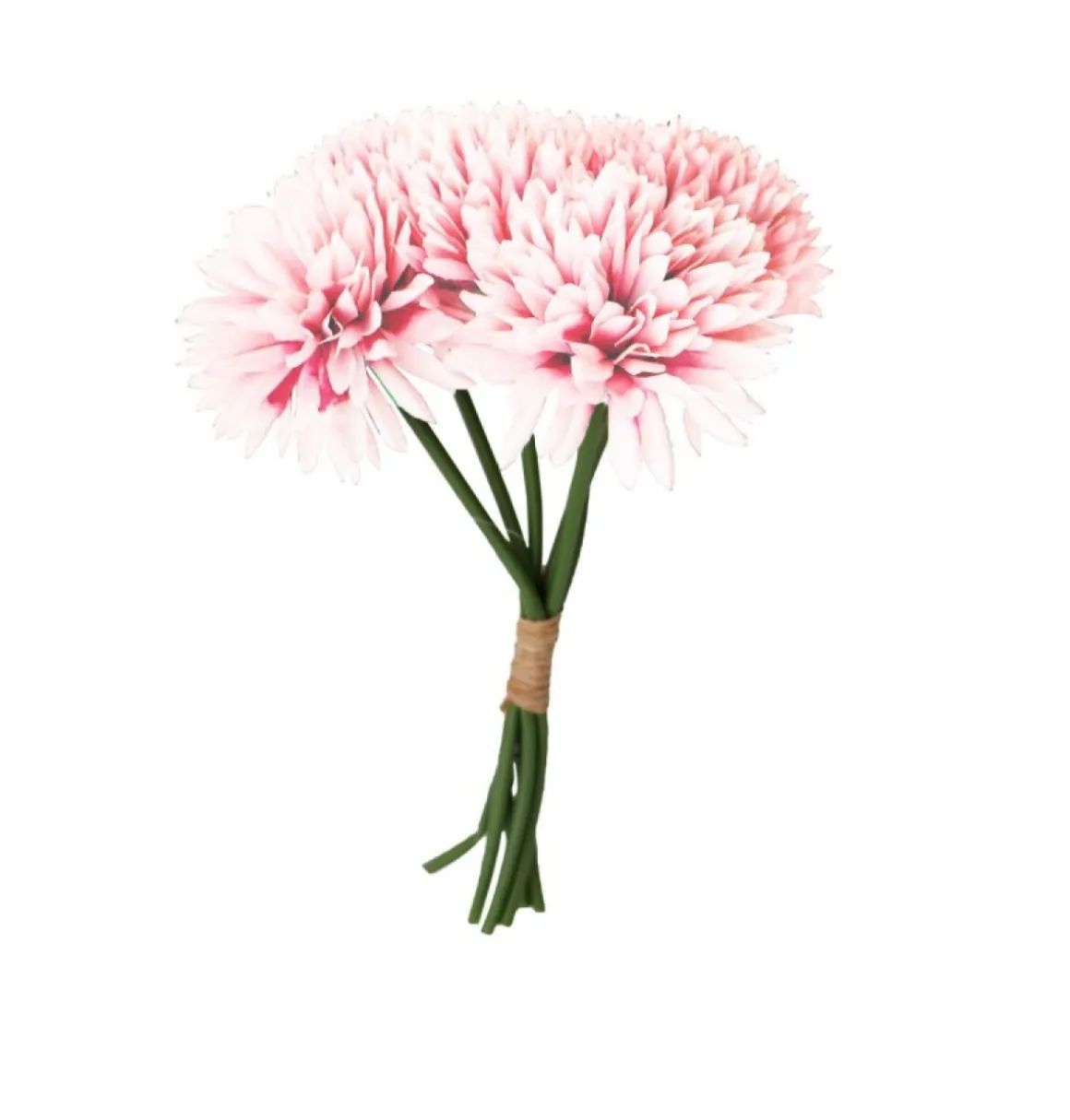 Kunstig Dahlia Buket Lyserød
