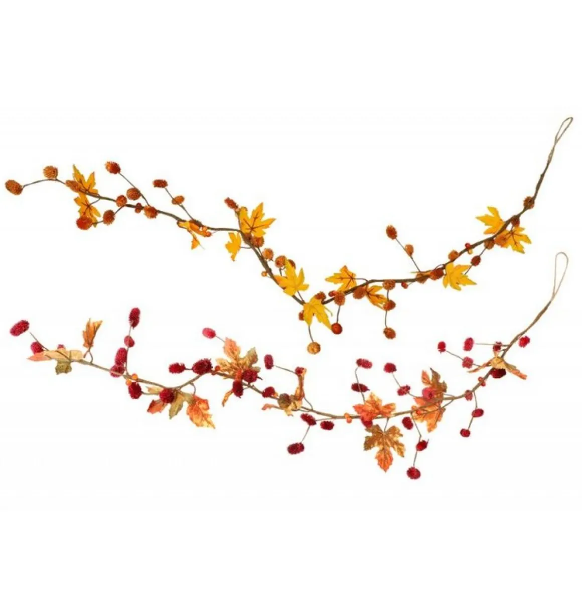 Kunstig Efterårsblad Guirlande