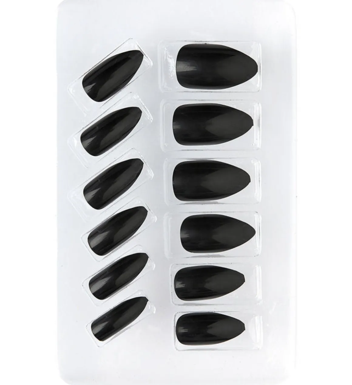 Kunstige Negle Stiletto Sort