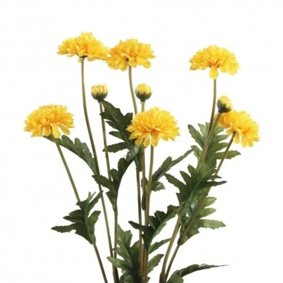 Kunstig Fløjlsblomst Buket Gul