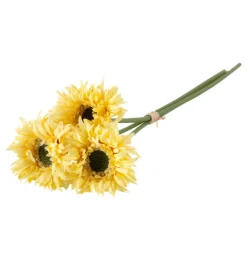 Kunstig Gerbera Buket Gul