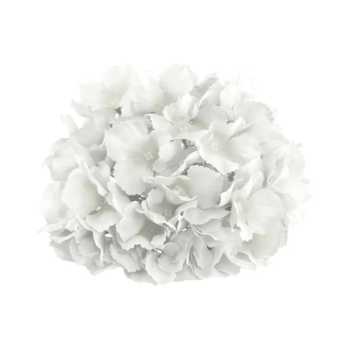 Kunstig Hortensia Blomst Hvid