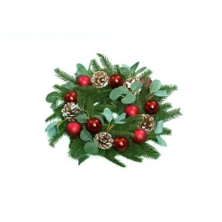 Kunstig Julekrans Rød