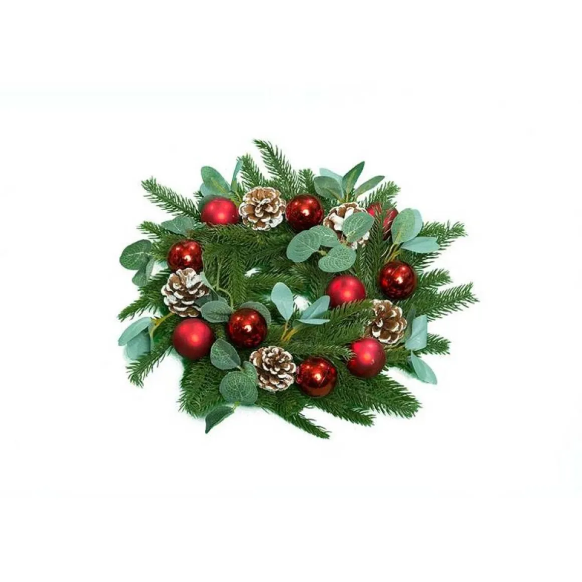 Kunstig Julekrans Rød