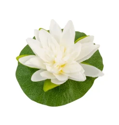 Kunstig Lotusblomst Hvid