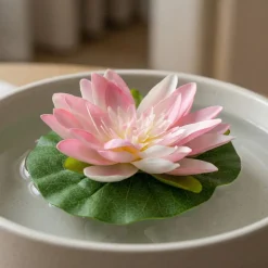 Kunstig Lotusblomst Lyserød