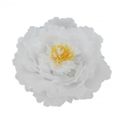 Kunstig Pæon Blomst Hvid