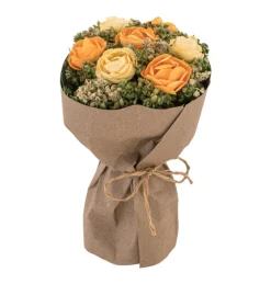 Kunstig Rosebuket Orange
