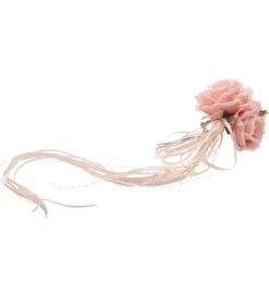 Kunstig Rosebuket Pudderrosa