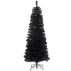 Kunstigt BLING Juletræ Sort 180 x 68 cm Klasse C