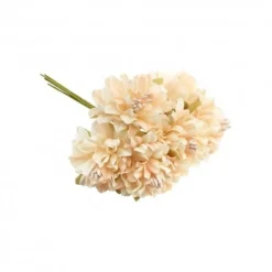 Kunstig Zinnia Mini Blomsterbuket