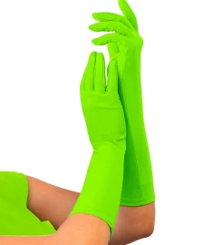 Lange Handsker Neongrøn