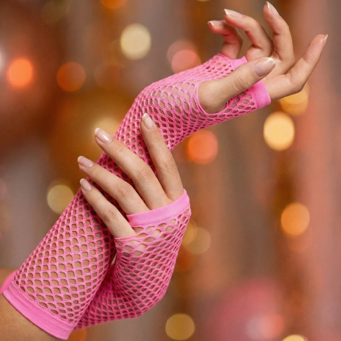 Lange Pink Handsker