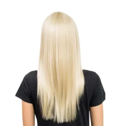 Lang Paryk Med Pandehår Blond