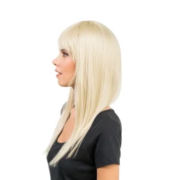 Lang Paryk Med Pandehår Blond