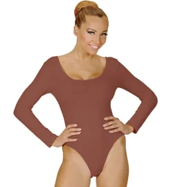 Langærmet Body Brun