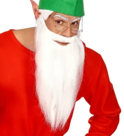 Langt Fuldskæg Hvid
