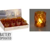 LED Fyrfadslys Orange