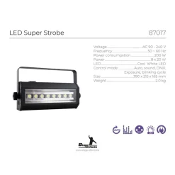 LED Strobelys 8x20W
