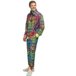 Leopard Art Dude UV Træningsdragt Kostume