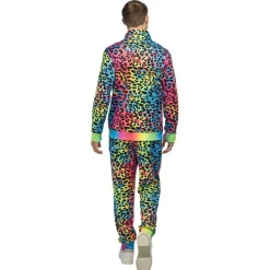 Leopard Art Dude UV Træningsdragt Kostume