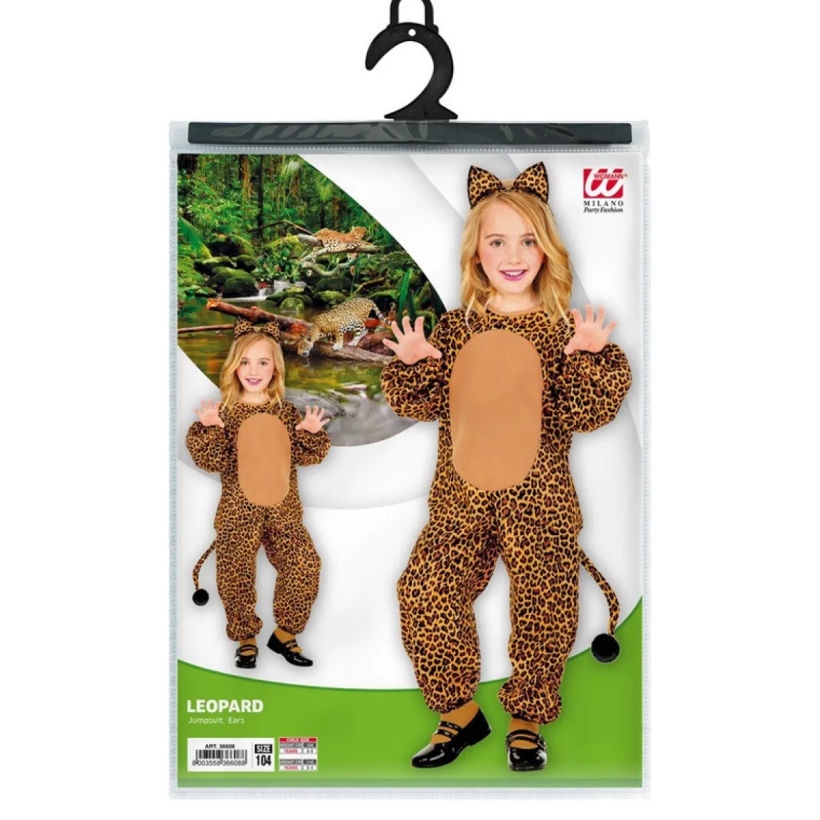 Leopard Børnekostume
