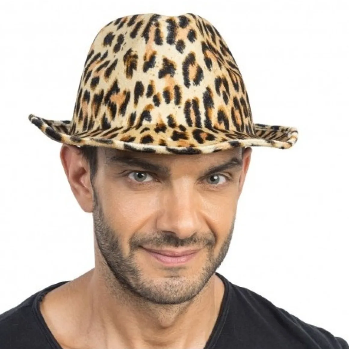 Leopardmønstret Hat