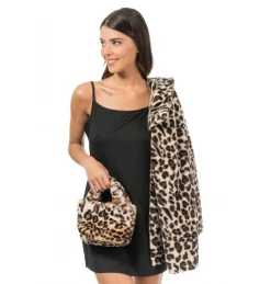 Leopard Pels Håndtaske