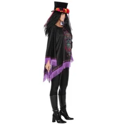 Lilla Day Of The Dead Poncho
