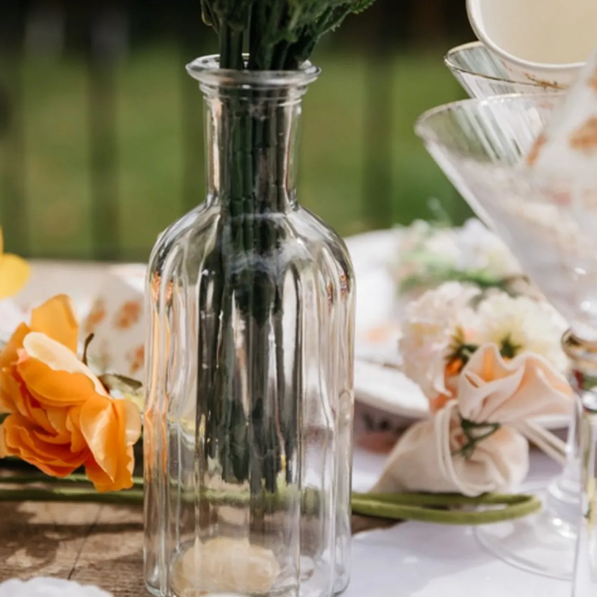 Lola Vase Slank Transparent