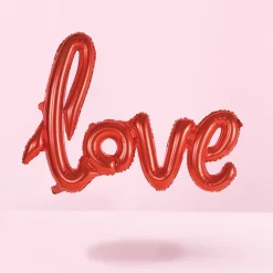 Love Folieballon Rød