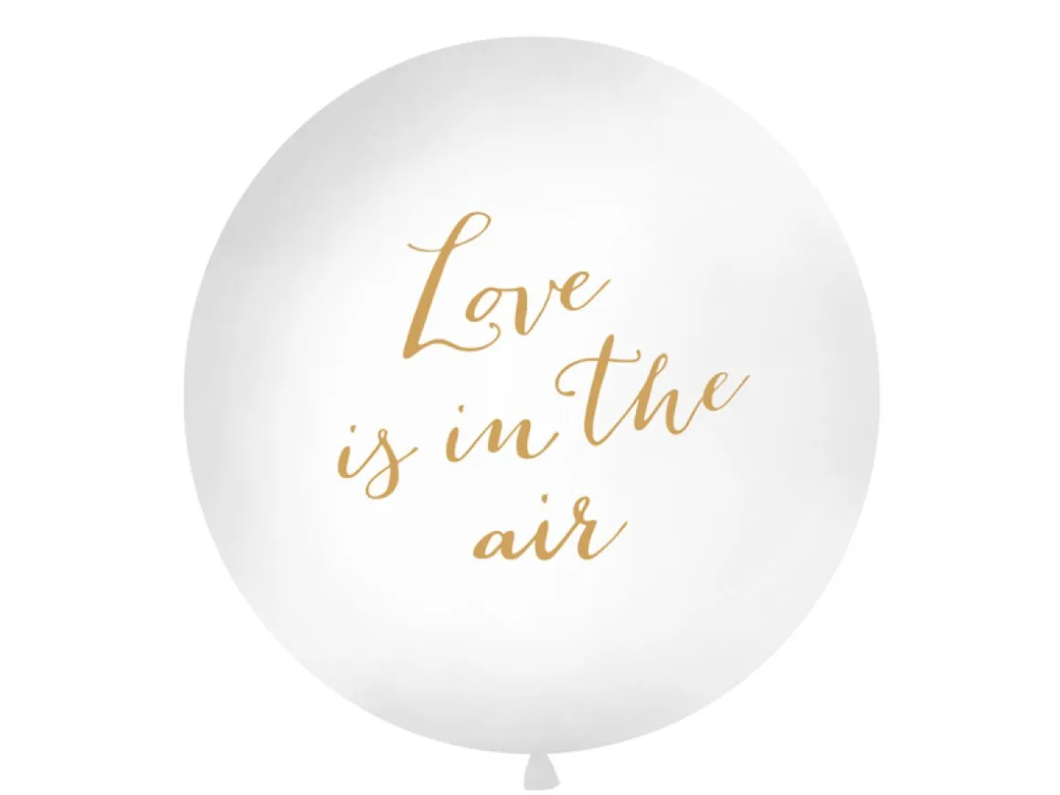 Love Is In The Air Kæmpe Ballon Guld