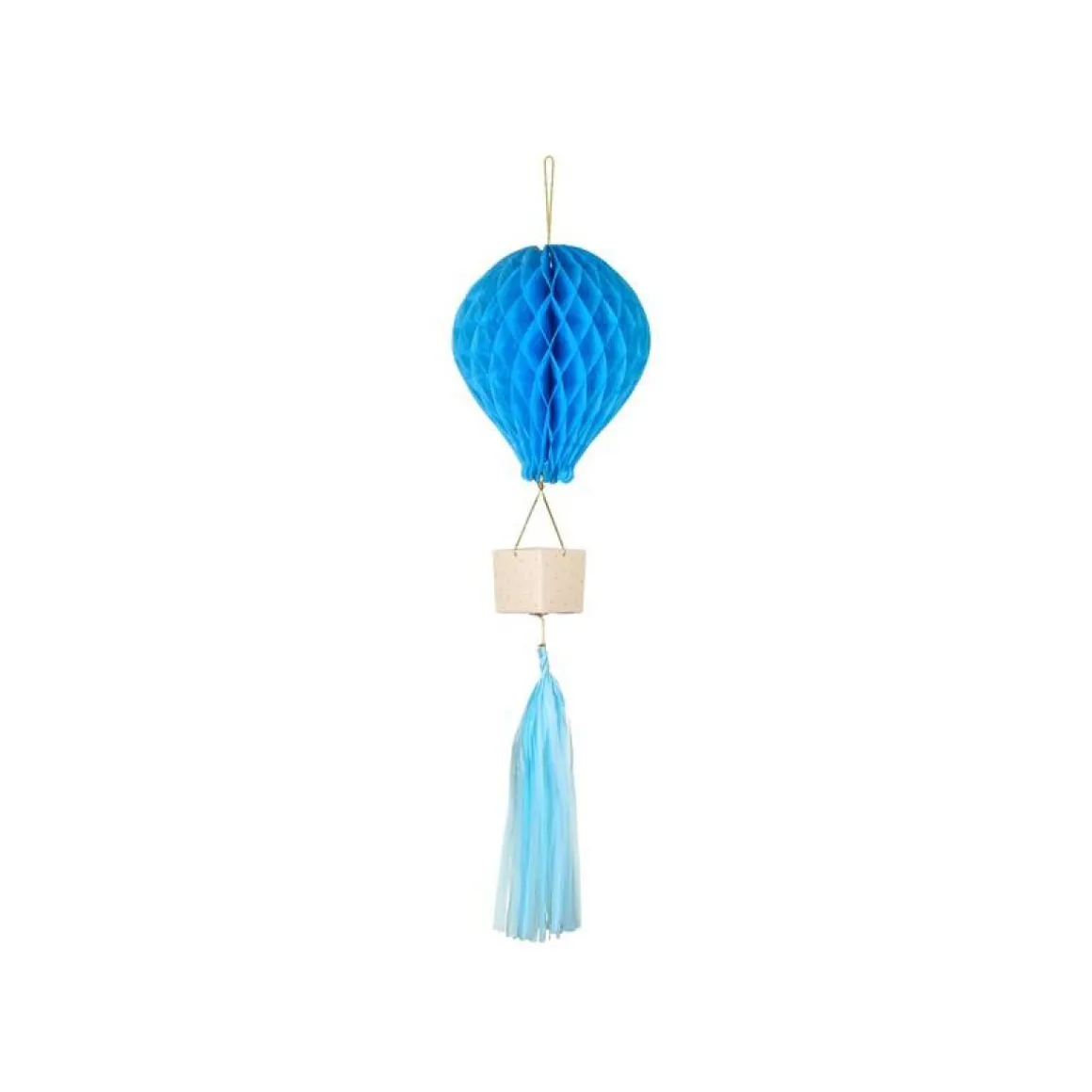 Luftballon Honeycomb Blå