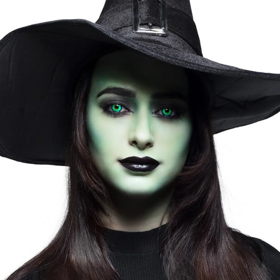 Magic Halloweenlinser Grøn