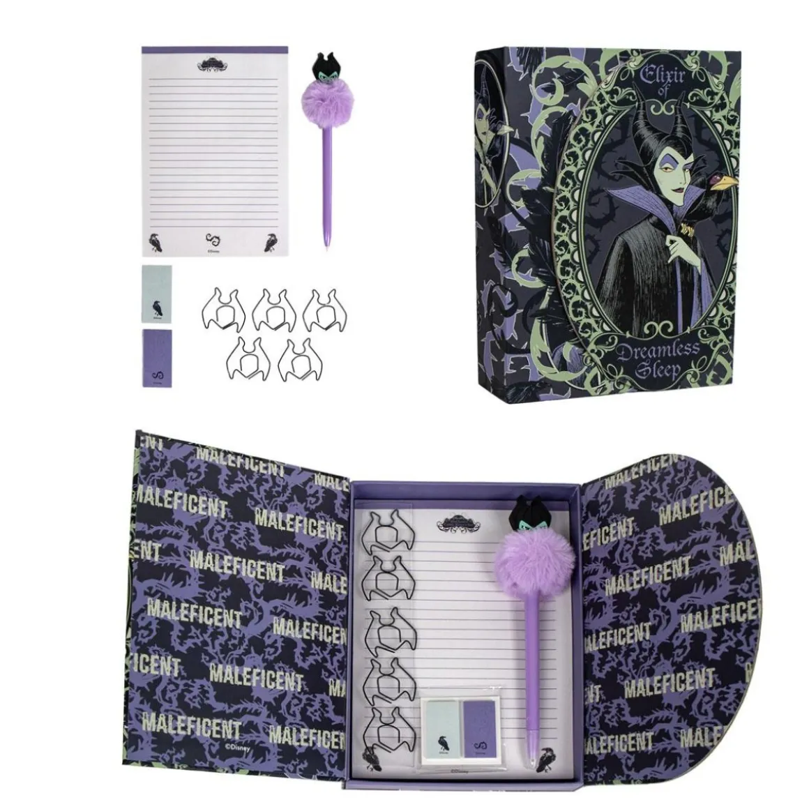 Maleficent® Notesbog Sæt