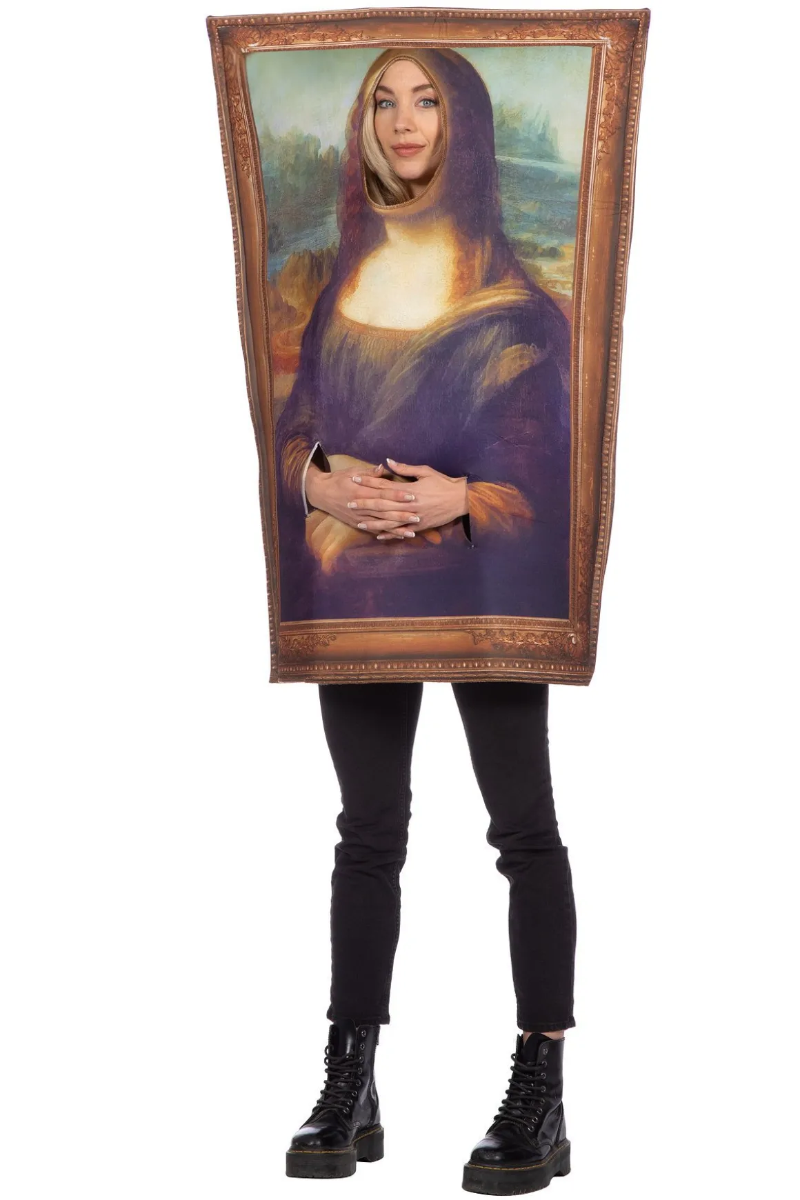 Malerisk Mona Lisa Kostume
