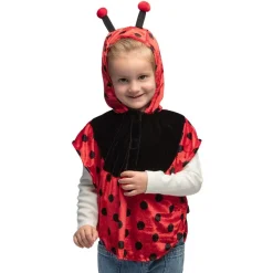 Mariehøne Poncho Børnekostume