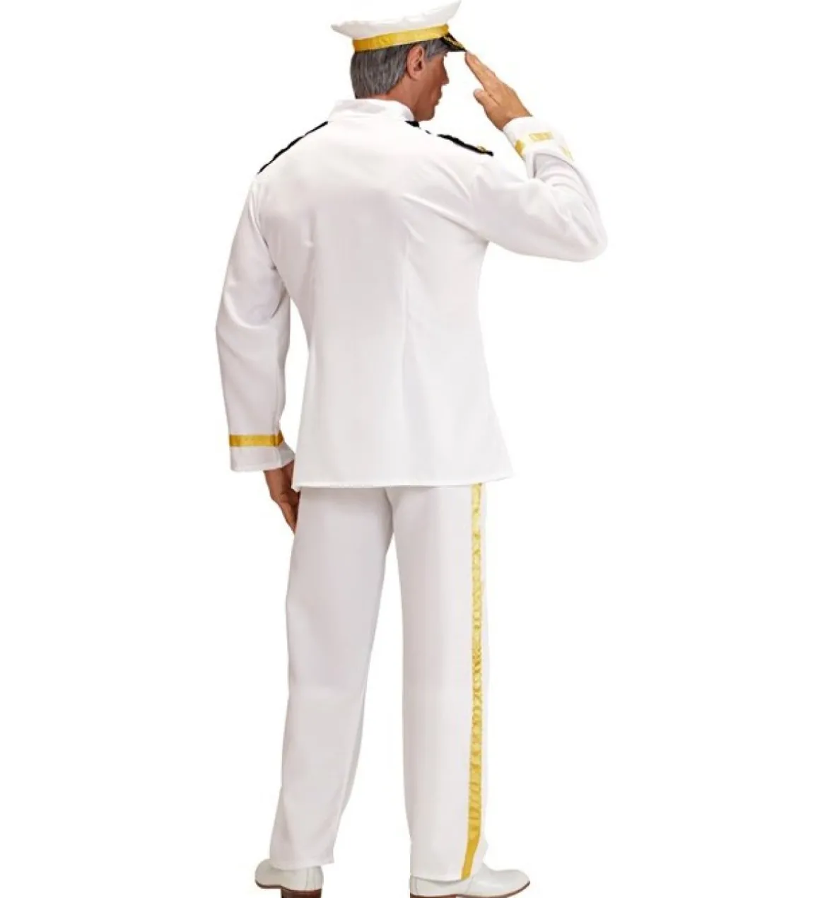Marineofficer Kostume Hvid